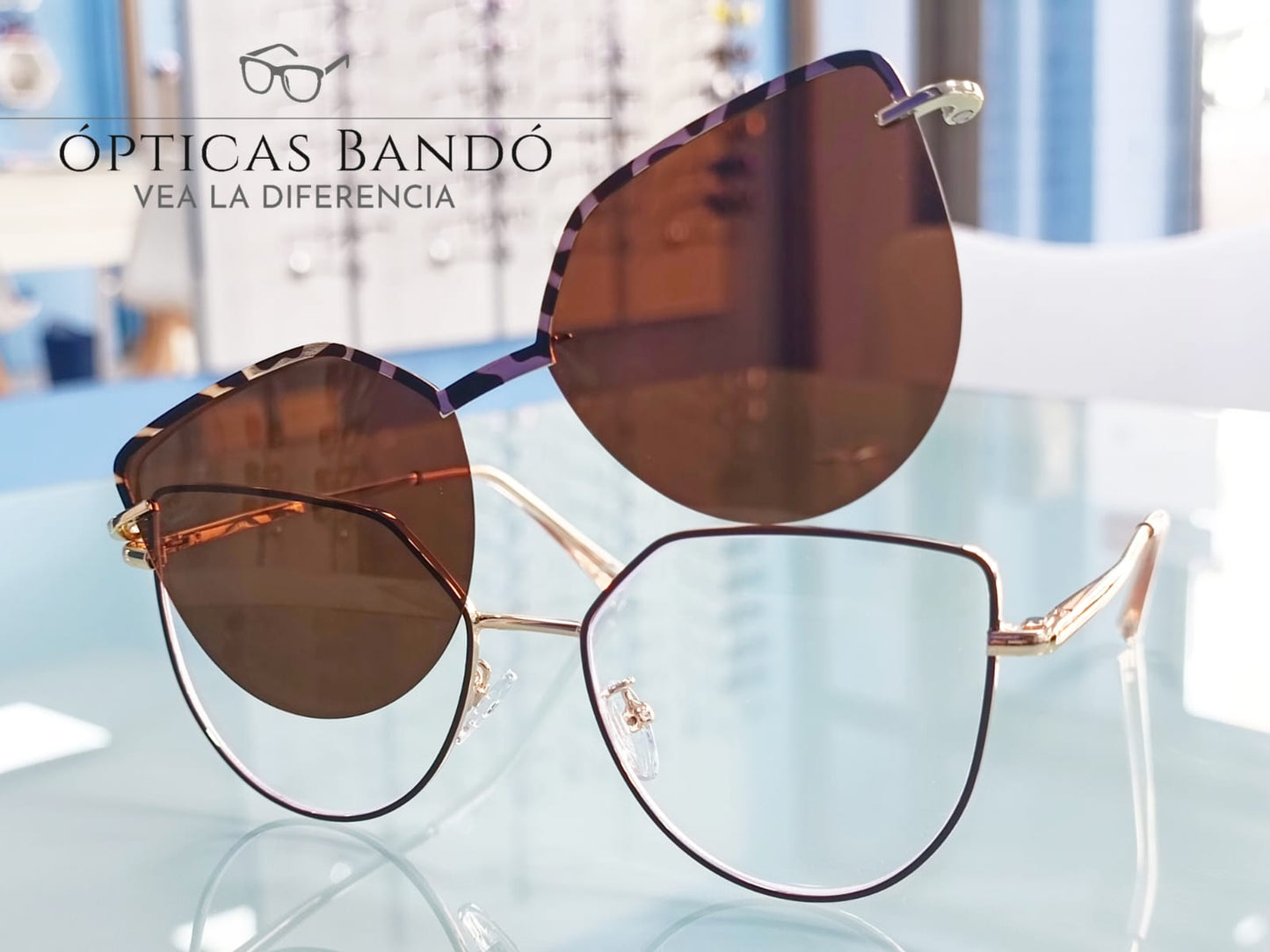 Lentes opticos mujer mica de sol
