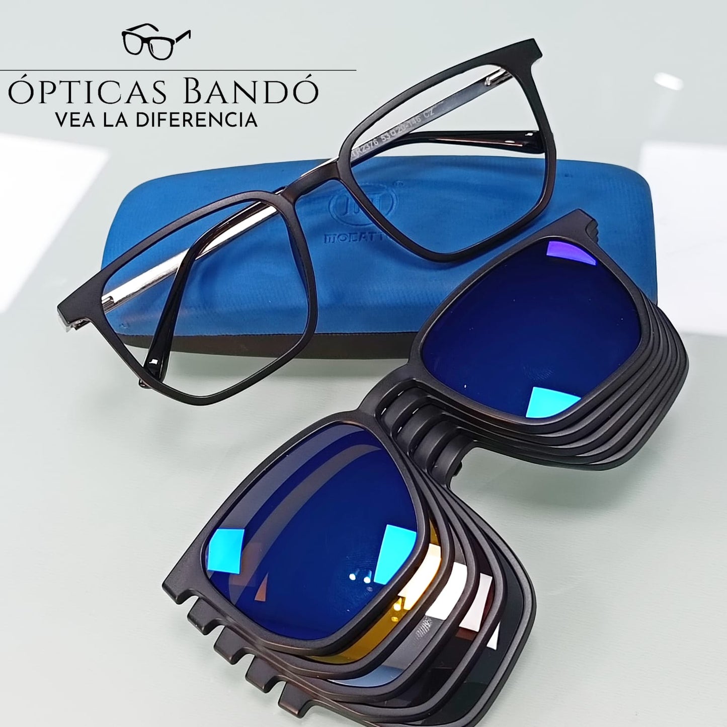 Lentes opticos mica de sol hombre y mujer