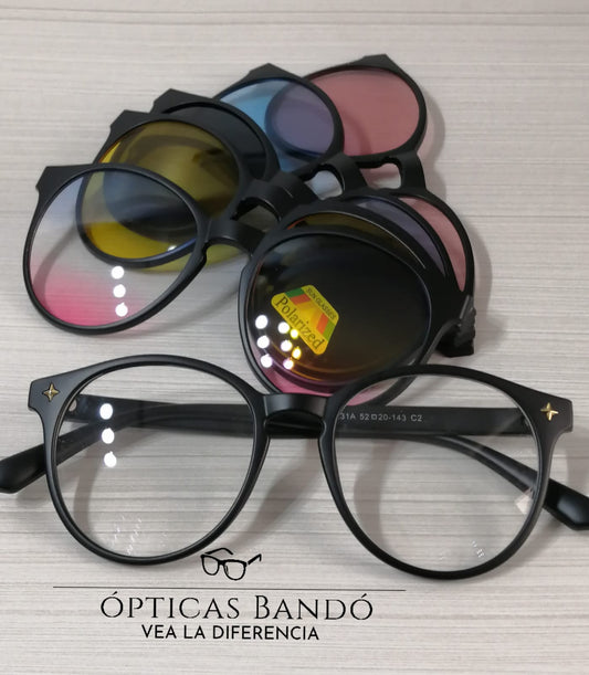 Lentes opticos mica de sol mujer